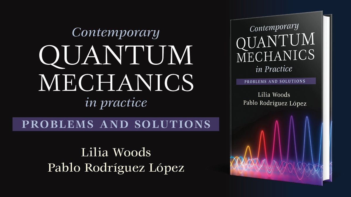 CUP_SciEng's tweet photo. Contemporary Quantum Mechanics in Practice by Lilia Woods and Pablo Rodriguez Lopez
Introduces problems in quantum mechanics from topics of contemporary research interest to complement traditional textbooks.
https://t.co/VgiE5TwwIg https://t.co/iw3iiqZiZO
