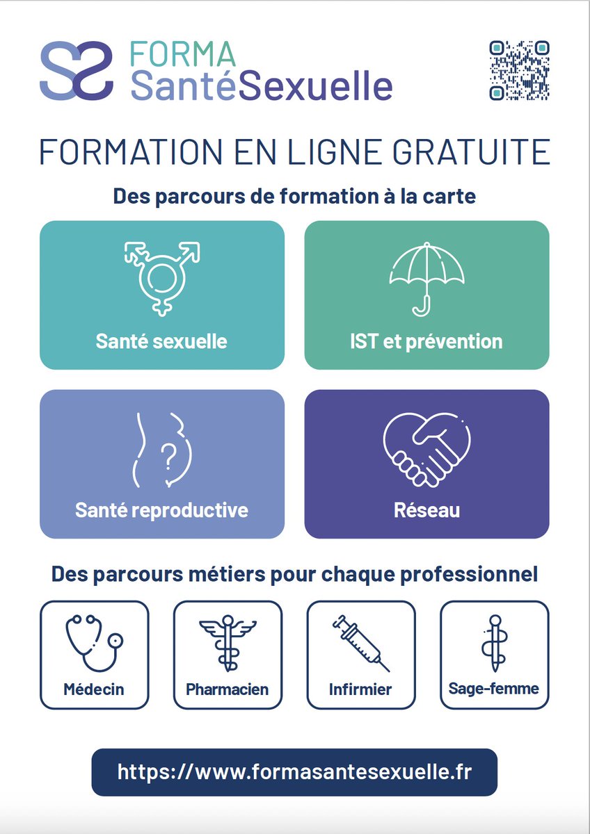 PEPITe santé (@pepitesante) on Twitter photo Fiers de la mise en ligne de la plateforme FormaSantéSexuelle développée pour <a href="/sfls_vih/">SFLS</a>, accompagnée par <a href="/LeCollegeMG/">Collège de la Médecine Générale</a> + <a href="/SPILF_/">SPILF</a> et soutenue par la DGS <a href="/Sante_Gouv/">Ministère de la Santé et de l'Accès aux soins</a> • Semaine de la #SantéSexuelle
formasantesexuelle.fr Fiers de la mise en ligne de la plateforme FormaSantéSexuelle développée pour <a href="/sfls_vih/">SFLS</a>, accompagnée par <a href="/LeCollegeMG/">Collège de la Médecine Générale</a> + <a href="/SPILF_/">SPILF</a> et soutenue par la DGS <a href="/Sante_Gouv/">Ministère de la Santé et de l'Accès aux soins</a> • Semaine de la #SantéSexuelle
formasantesexuelle.fr