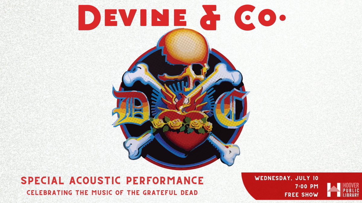 DeVine &amp; Co. plays a special acoustic show celebrating the music of the Grateful Dead tomorrow on July 10. This is their first ever acoustic show. FREE!
