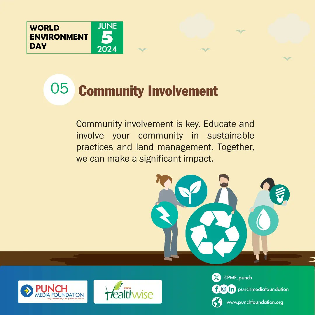 PMF_punch's tweet photo. Take action today and be part of the solution!
#stopdesertification
#greenearth
@MobilePunch @PMF_punch https://t.co/8muBWcMQmU