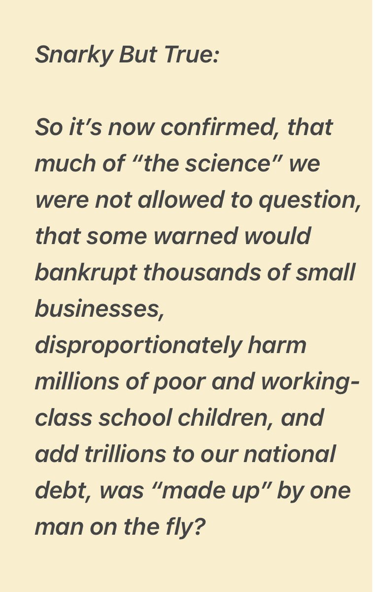KelvinRanard's tweet image. Yes!  Base on his own testimony, that is the case!  

#covid19 #lockdowns #socialdistancing #papermasks #fauci
