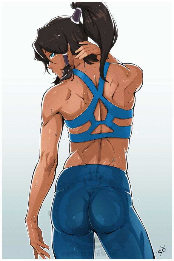Korra Training (commission)
