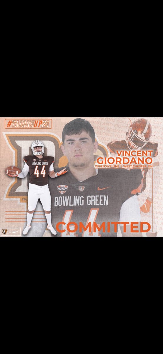 VincentG83's tweet image. I’m Home ! 110 % Committed 🧡🤎 #AyZiggy #TalonsUp25 @BG_Football
@CoachLoefflerBG
@CoachGregNosal
@cobrown58
@Coach_Jackson
@BGCoachMo
@CoachSLawanson
@CoachMaxWarner
@CoachBayer_
@ErikCampbell
@CamdenDietz
@ScottStolz3
@JackBilek
@Birm