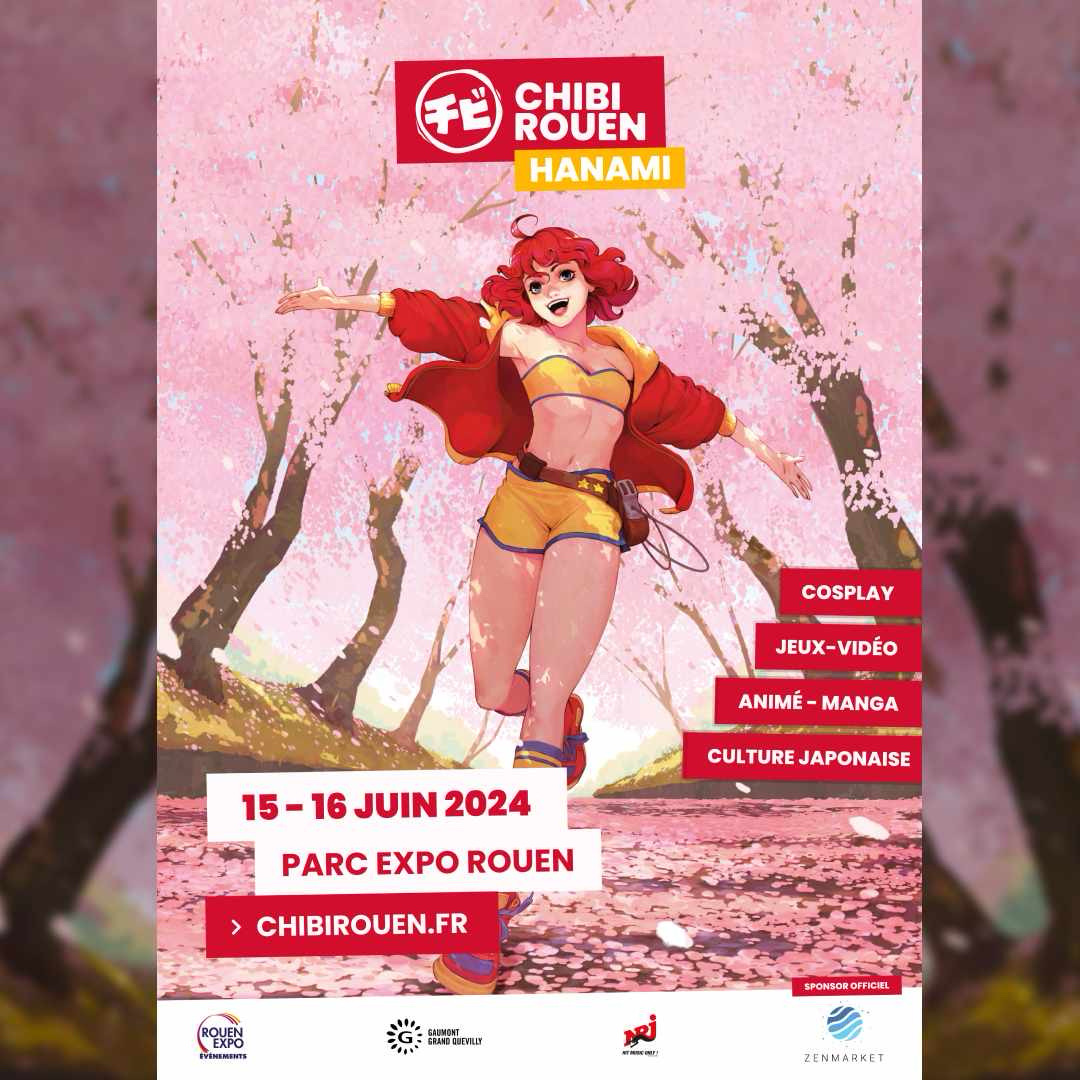 Vous retrouverez sur notre Facebook et Instagram un concours pour tenter de gagner des entrées pour la Chibi de Rouen !