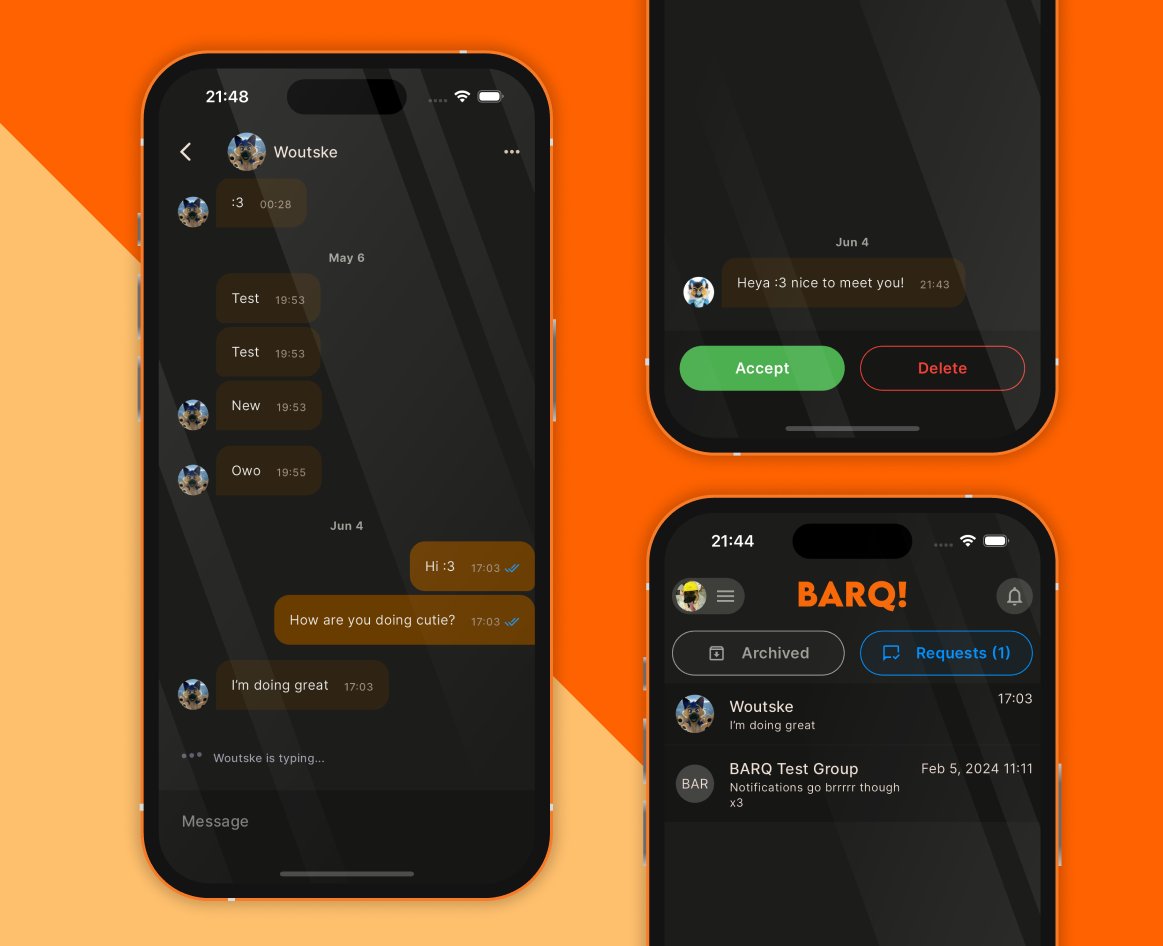 barqOfficial's tweet image. ✨ We&apos;ve heard your feedback! :3 ✨
Messaging is better than ever in our upcoming BARQ Rewrite: 

☑️ Notifications WORK!!!!!
☑️ Group chats
☑️ Read markers 
☑️ Typing indicators 
☑️  Message requests

🧡 focus more on meeting new friends, and less on your messages being seen :3c