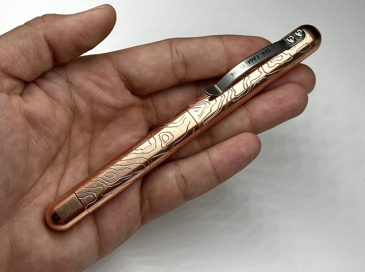 countycomm's tweet photo. New & Hot 🌟Copper Embassy Pen - Gen 3 ( New )🌟
.
.
.
.
.
#countycomm #cc #ccedc #copper #pen #embassy #everydaycarry #professional #write #create #pocketdump #maratac #new https://t.co/I7GDWK5OYi