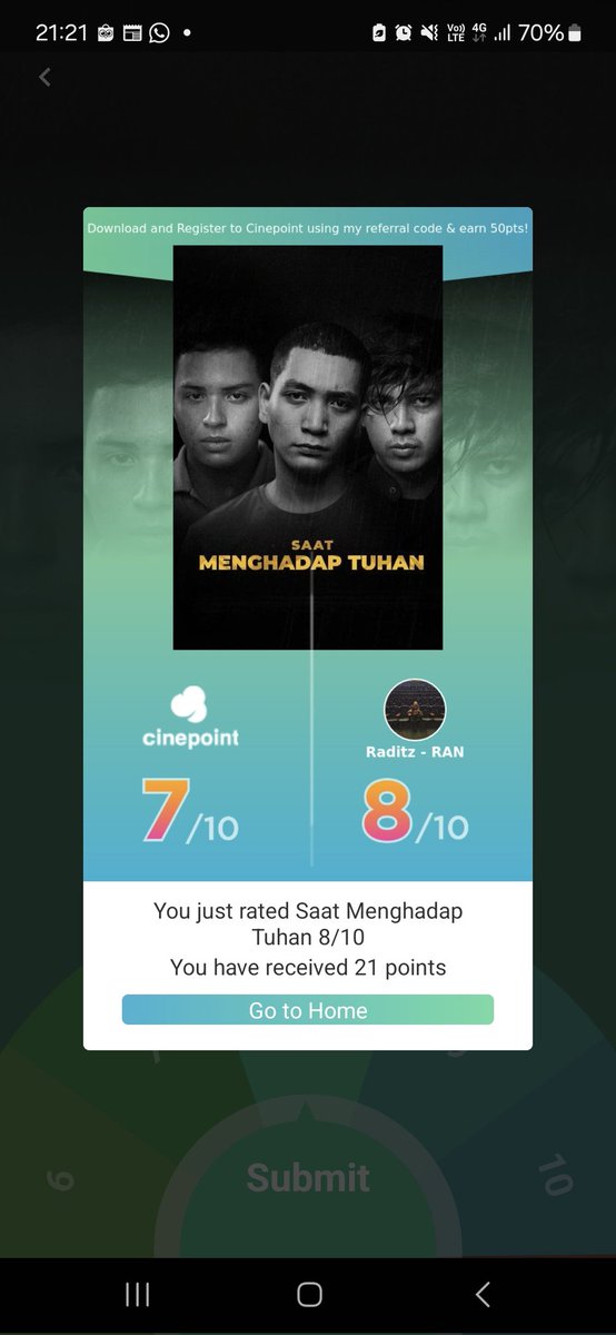 Raditz (@raditz87) on Twitter photo 93. Saat Menghadap Tuhan
Menggambarkan dampak mengerikan yg terjadi saat dunia diam dan abai terhadap apa yg terjadi di sekitar, kekerasan, perundungan, pelecehan seksual. Pilu dan tragis.
#SaatMenghadapTuhan
<a href="/cinepoint_/">Cinepoint app official account</a> <a href="/RudiSoedjarwo/">Rudi Soedjarwo</a>
<a href="/cinema21/">Cinema XXI</a> 93. Saat Menghadap Tuhan
Menggambarkan dampak mengerikan yg terjadi saat dunia diam dan abai terhadap apa yg terjadi di sekitar, kekerasan, perundungan, pelecehan seksual. Pilu dan tragis.
#SaatMenghadapTuhan
<a href="/cinepoint_/">Cinepoint app official account</a> <a href="/RudiSoedjarwo/">Rudi Soedjarwo</a>
<a href="/cinema21/">Cinema XXI</a>