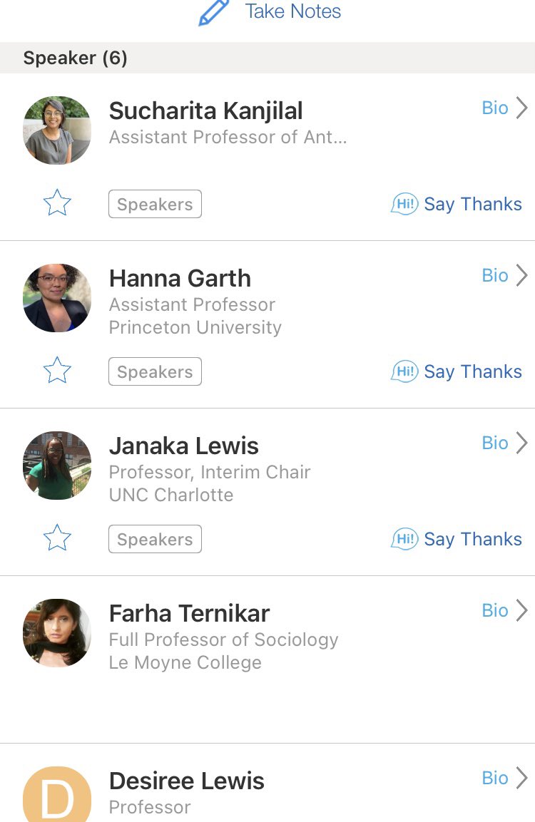 Krishnendu Ray (@raykris1) on Twitter photo Listening to a stellar panel on transnational feminist food studies at the ASFS-AFHVS conference at Syracuse University <a href="/ASFS_org/">ASFS</a> <a href="/afhvs_org/">The Agriculture, Food, & Human Values Society</a>
โIn the work of South African scholar, Desiree Lewis, she rightly points out many of the blind spots of early scholarship in North Listening to a stellar panel on transnational feminist food studies at the ASFS-AFHVS conference at Syracuse University <a href="/ASFS_org/">ASFS</a> <a href="/afhvs_org/">The Agriculture, Food, & Human Values Society</a>
โIn the work of South African scholar, Desiree Lewis, she rightly points out many of the blind spots of early scholarship in North