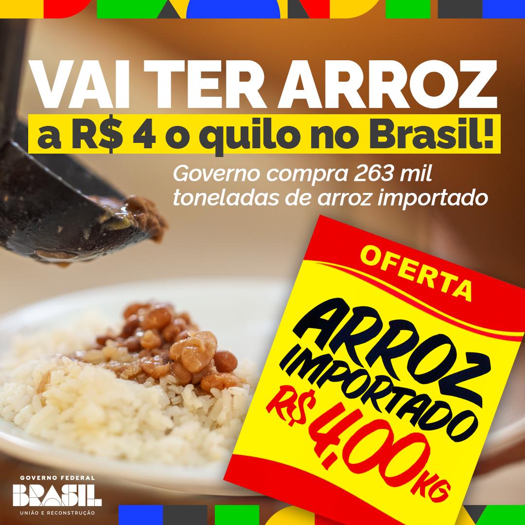 PedroRonchi2's tweet photo. Os pobres estão sabendo que políticos bolsonaristas entraram  a justiça para evitar o arroz do Lula a R$ 4 reais? https://t.co/RmrD02pzw6