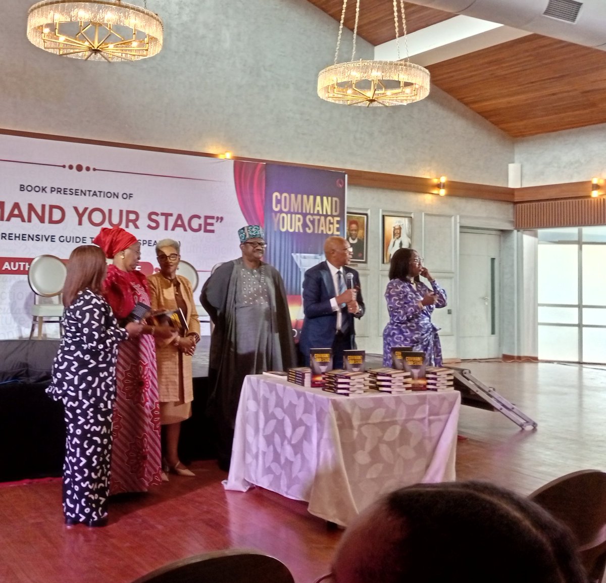 WSoyinkaCentre's tweet photo. It has now been publicly presented and launched.
'Command your stage' by @BimboLoyede is available for purchase.
#commandyourstage https://t.co/4XwJfBQxWC