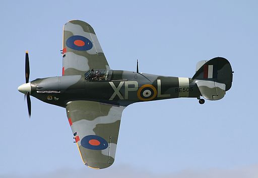 mazzbot69's tweet photo. @PaulTreacyLFC It was this Hawker Hurricane, although not my photo. Thought it was a spitfire myself and did some digging https://t.co/wtoA4A2SrX
