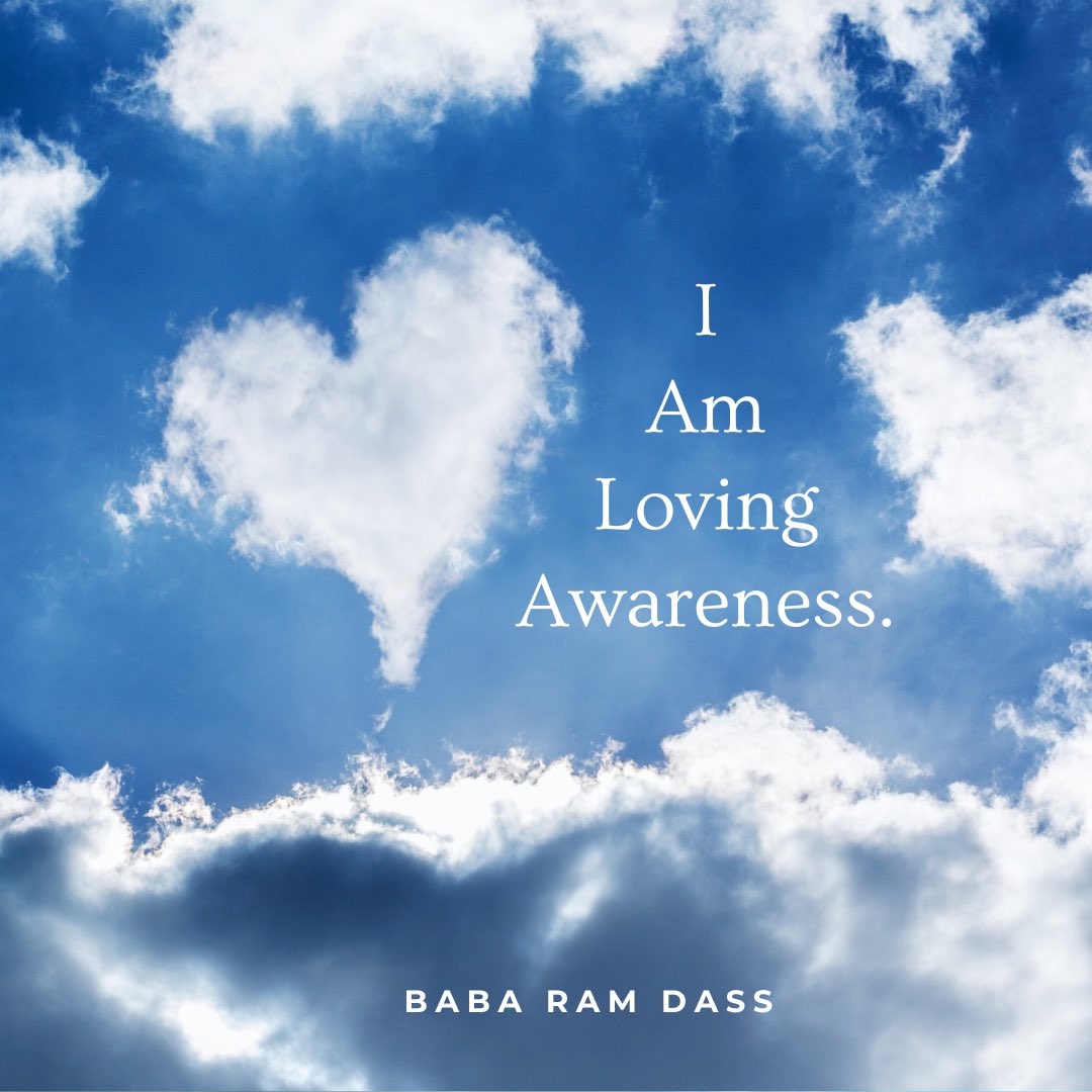 My friend <a href="/BabaRamDass/">Ram Dass</a> would share the mantra, “I am loving awareness.” This is a radical act. Buddha said there is healing when you bring loving awareness to that which is painful and also that which is joyful and beautiful. 

#lovingawareness #ramdass #mindfulness #beherenow
