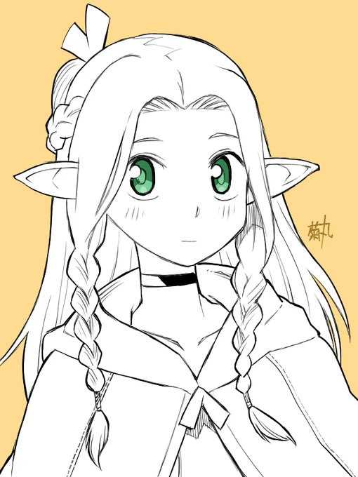 本日のラスト落書き見ないでマルシル 