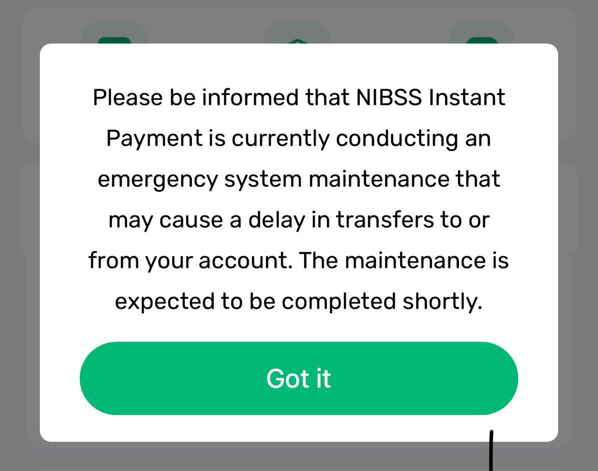 TrendingEx's tweet photo. NIBSS is trending because it is down. 

What is NIBSS? Simply, let's just say it is like the National Grid, but for banks. When it is down, no transfer can successfully go through in the whole Nigeria.

The entire national digital financial network depends on it.

Nigeria Inter-Bank Settlement System Plc is an industry-owned firm that develops and handles the infrastructure for payments between different banks in Nigeria. 

It's owned by all licensed banks in the country (including the CBN).

Kuda, Opay, Access Bank, Gt bank, Moniepoint, every bank depends on NIBSS. Even PiggyVest is usually affected.

They are presently doing an emergency maintenance, which is PR for "our system have crashed o"