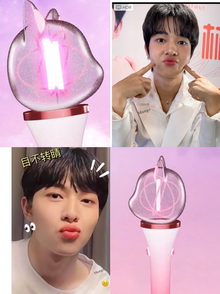 mangoLin00's tweet image. This Light stick is so cute!It's as cute as my treasured exclusive cat expression.
真的太可爱太猫了！喵～～

#NuNew1stConcert
#NuNew @CwrNew