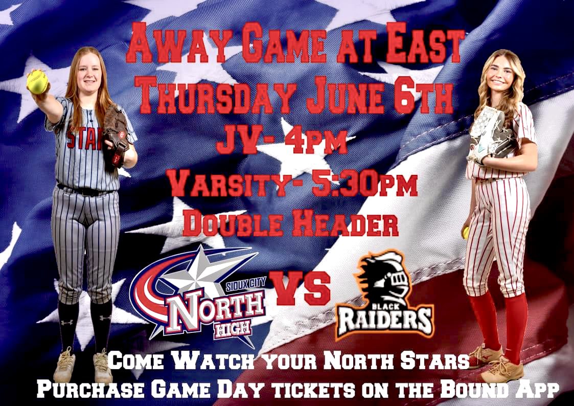 It’s Game Day!! 

Good Luck #10 Sioux City North Star Softball!

<a href="/SportsZoneKCAU9/">KCAU 9 SportsZone</a> <a href="/ktivsports/">Sports Fource</a> <a href="/SiouxlandNews/">Siouxland News</a> <a href="/NHS_SCCSD/">North High School | Sioux City, IA</a> <a href="/scj/">Sioux City Journal</a> <a href="/NCPhoto3/">NateCastilloPhoto</a> <a href="/IGHSAU/">IGHSAU</a> <a href="/MissouriRivConf/">Missouri River Conf.</a> <a href="/NoahSaccoTV/">Noah Sacco</a>
