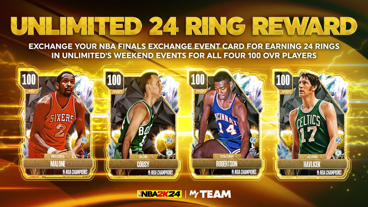NBA 2K MyTEAM on X: &ldquo;If you&rsquo;ve earned 24 Rings in Unlimited&rsquo;s 