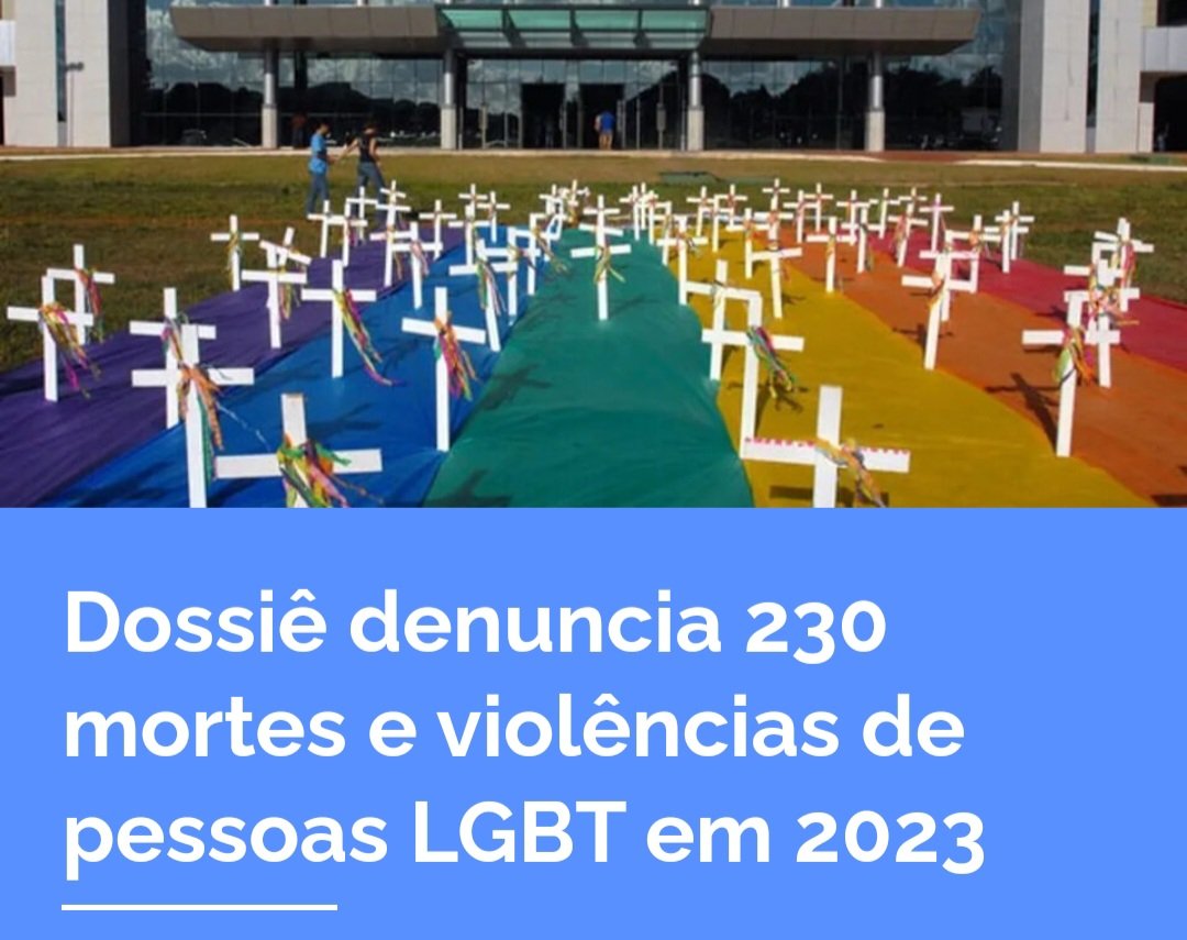 naamarubet's tweet photo. O Brasil assassinou uma pessoa LGBT a cada 38 horas, em 2023. Isso sem considerar a subnotificação dos casos por ausência de dados governamentais, é o que aponta o Dossiê LGBTIfobia letal. https://t.co/CbQw6uqBHX