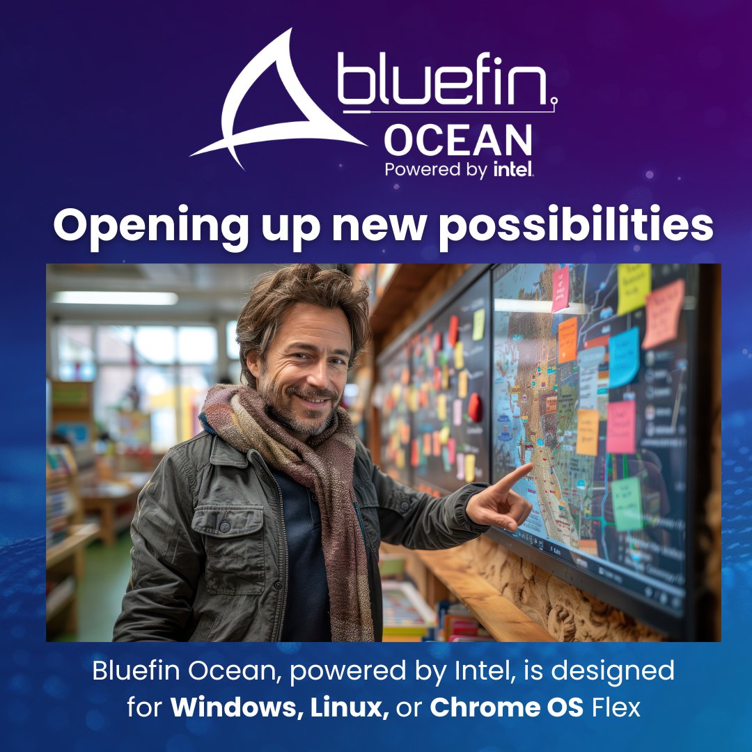 BluefinLcd's tweet photo. Meet the new #BluefinOcean 🌊 series! Intel-powered, AI-ready, and perfect for captivating digital signage. Dive into dynamic content today: https://t.co/hvDbvvt8ze

#DigitalSignage #Innovation #AI #PoweredByIntel https://t.co/LnZyhHN2yL