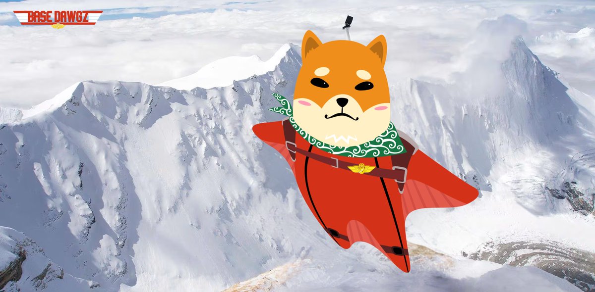 About to attempt the highest base jump ever...

You think we got this $DAWGZ? 🏔️