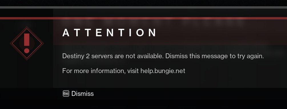 chow_eden's tweet photo. @BungieHelp Got update. Updated. Faced with "Login throttled" with a side of "Servers not available". https://t.co/qXJY3Jozt6