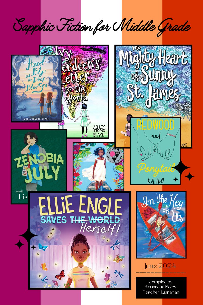 Annarose Foley (@boyntonlibrary) on Twitter photo Ms. Foley Recommends... Sapphic Fiction for Middle Grade! #bookstagram #librarylife #bookrecs #weneeddiversebooks #readwithpride #lgbtqia #sapphicbooks ๐ณ๏ธโ๐ @ashleyhblake <a href="/karianneholt/">K.A. Holt ๐ณ๏ธโ๐</a> <a href="/byleahjohnson/">Leah Johnson</a> @marilock Ms. Foley Recommends... Sapphic Fiction for Middle Grade! #bookstagram #librarylife #bookrecs #weneeddiversebooks #readwithpride #lgbtqia #sapphicbooks ๐ณ๏ธโ๐ @ashleyhblake <a href="/karianneholt/">K.A. Holt ๐ณ๏ธโ๐</a> <a href="/byleahjohnson/">Leah Johnson</a> @marilock
