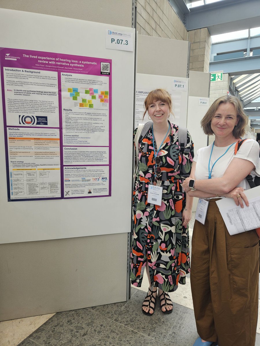 HELPAstonHearing (@helpastonhear) on Twitter photo We're excited to share our research findings from our <a href="/NIHRresearch/">National Institute for Health and Care Research</a> study - Hearing Loss and Patient Reported Experience (HELP)! We have 4 talks and a poster over at the Hearing Across the Lifespan #HeAL2024 conference in the beautiful Lake Como! <a href="/AstonAudiology/">AstonAudiology</a> <a href="/AstonPsychology/">AstonPsychology</a> We're excited to share our research findings from our <a href="/NIHRresearch/">National Institute for Health and Care Research</a> study - Hearing Loss and Patient Reported Experience (HELP)! We have 4 talks and a poster over at the Hearing Across the Lifespan #HeAL2024 conference in the beautiful Lake Como! <a href="/AstonAudiology/">AstonAudiology</a> <a href="/AstonPsychology/">AstonPsychology</a>