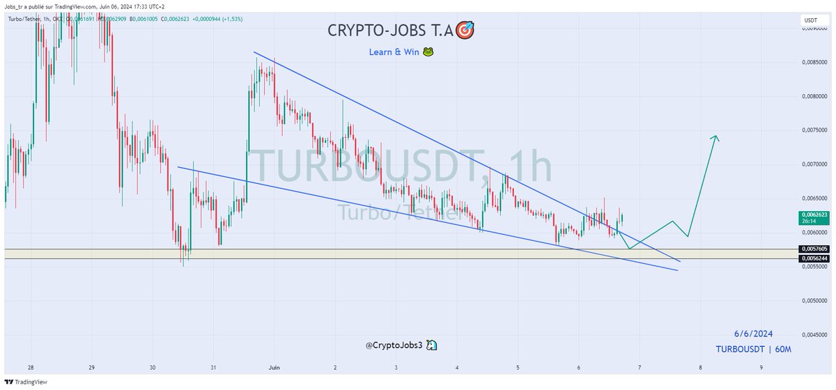 CryptoJobs3's tweet image. $TURBO