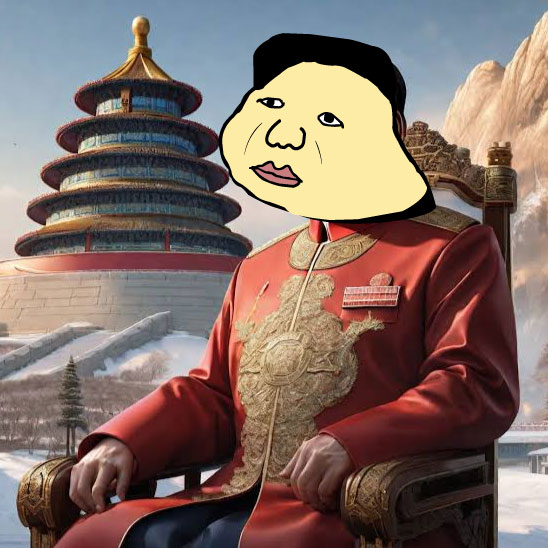 xijonpengsol's tweet photo. @JoeBiden THE CHAIRMAN SITS ON HIS THRONE

UNBOTHERED
 
MOISTURIZED

IN HIS OWN LANE 

WITH NO POO IN HIS PANTS

$Xi

CEiz8weyrrptwJ2hqpaJqDUKSHBa3dRBGY4pSTdSHoxV https://t.co/pDd3AX3boO
