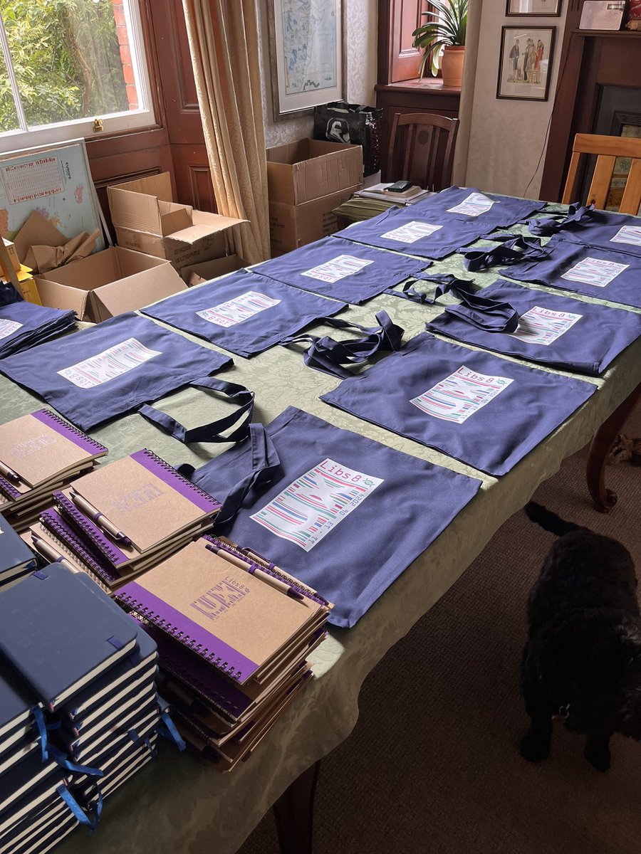 Let the @uxlibs bag packing commence! #uxlibs