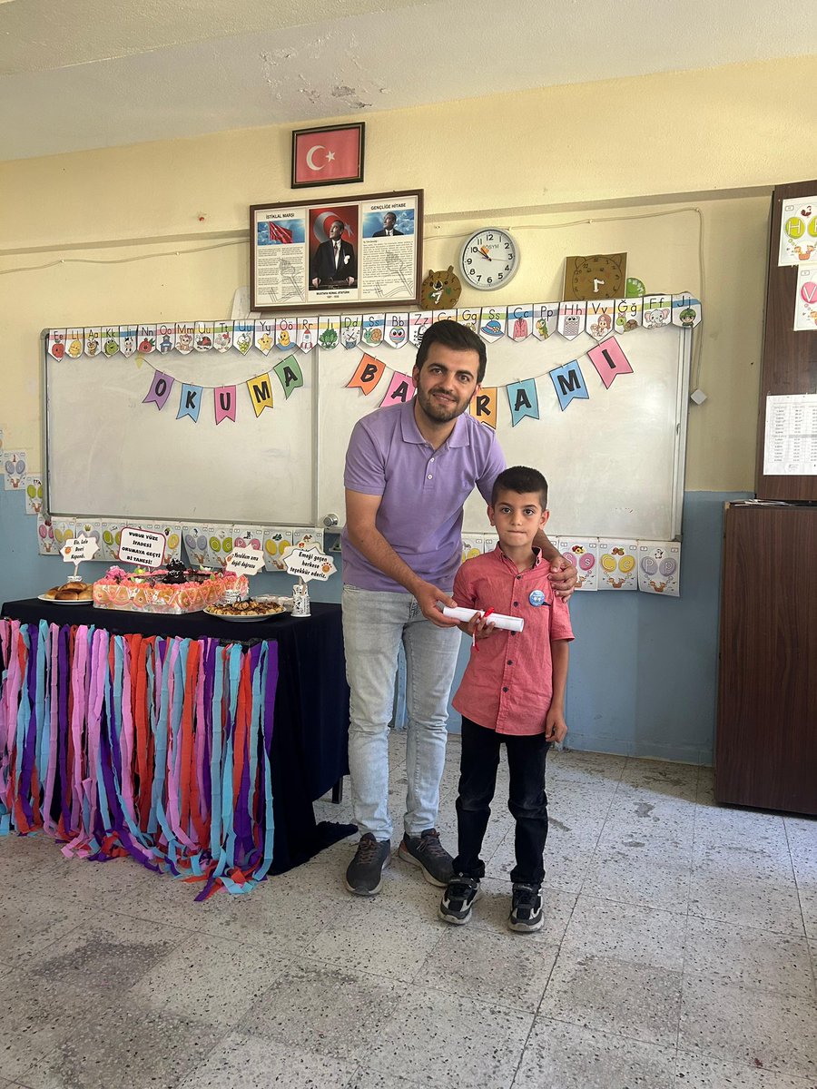 Kayalıpınar İlkokulu olarak yıl sonu “Okuma Bayramı” etkinliğimizi yaptık. Öğrencilerimize ve öğretmenimize teşekkür ederiz 📚📚📚<a href="/tuncay_akkoyun/">Tuncay Akkoyun</a> <a href="/Murat69_Demir/">Murat Demir</a> <a href="/abdurrahimdmr47/">Abdurrahim DEMİR</a>