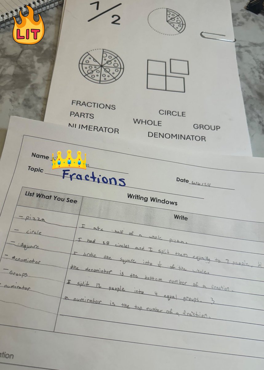 MrsAddy_'s tweet image. Using the @EllevationEd writing windows teaching strategies to reinforce math content words with Mr. Perry’s class @ScottsBranchES @BCPSMATH @BCPSESOLWelcome @bcps_par #ELLevation #fractions #mentor #newcomers @mrshguenther @LTillSBES @msdehaan_bcps