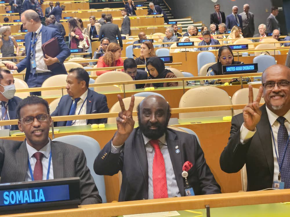 GhideonMusa's tweet photo. BREAKING: 
#Somalia has been elected a non-permanent member of the UN Security Council (UNSC).
With 179 votes, Somalia have been elected as a non-permanent member of the UN Security Council for 2025-2026. 
Congratulations to Somalia on their election to the UN Security Council. https://t.co/gU8WikaIPi