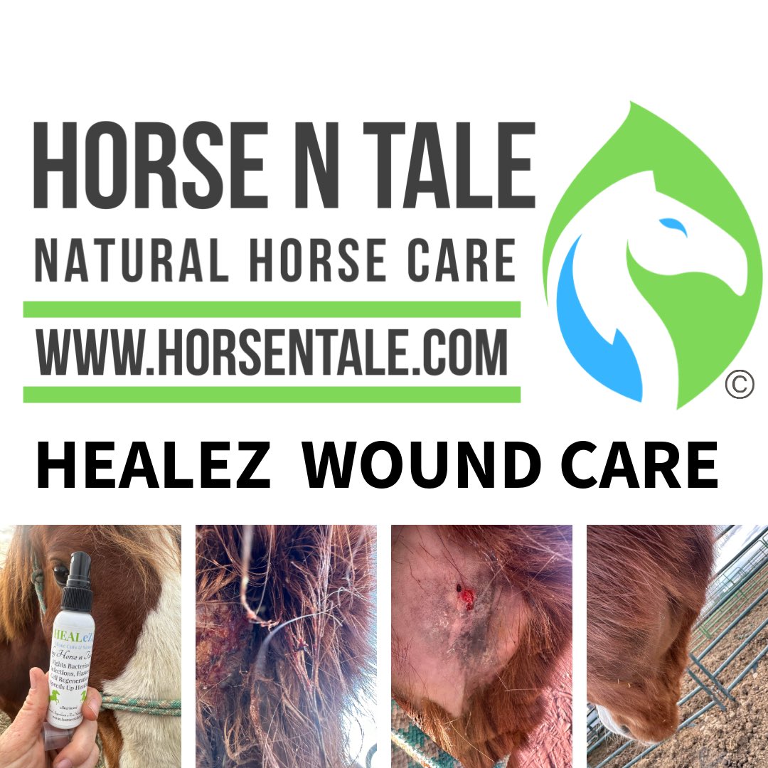HorsenTale1's tweet photo. HealEz wound care
#horsentale #topicalequineproducts #naturalhorsecare
#equine #horse #naturalingredients
#barrelracing #horselife #horsemanship
#horselover
#horseracing #teamhnt #teamhorsentale #Thursday #Transformation #healez #cutsandwounds #cuts #wounds #woundcare https://t.co/PMAFMwavdW