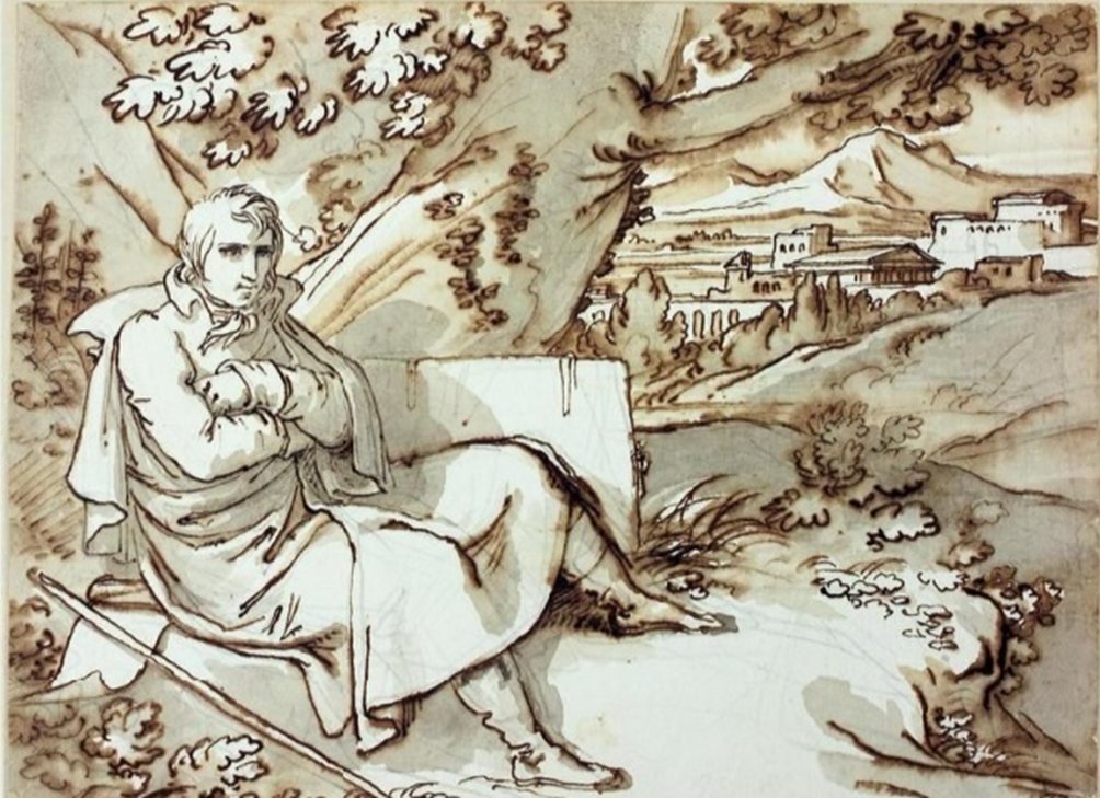 Oggi vi proponiamo una chicca: un selfie dell’epoca, datato al 1810ca, di Tommaso Minardi. L’artista si raffigura seduto e assorto nel paesaggio circostante, prendendo ispirazione da analoghi ritratti di Goethe e di Bartolomeo Pinelli. Be inspired!
#SelfieNaturaMW #NatureSelfieMW