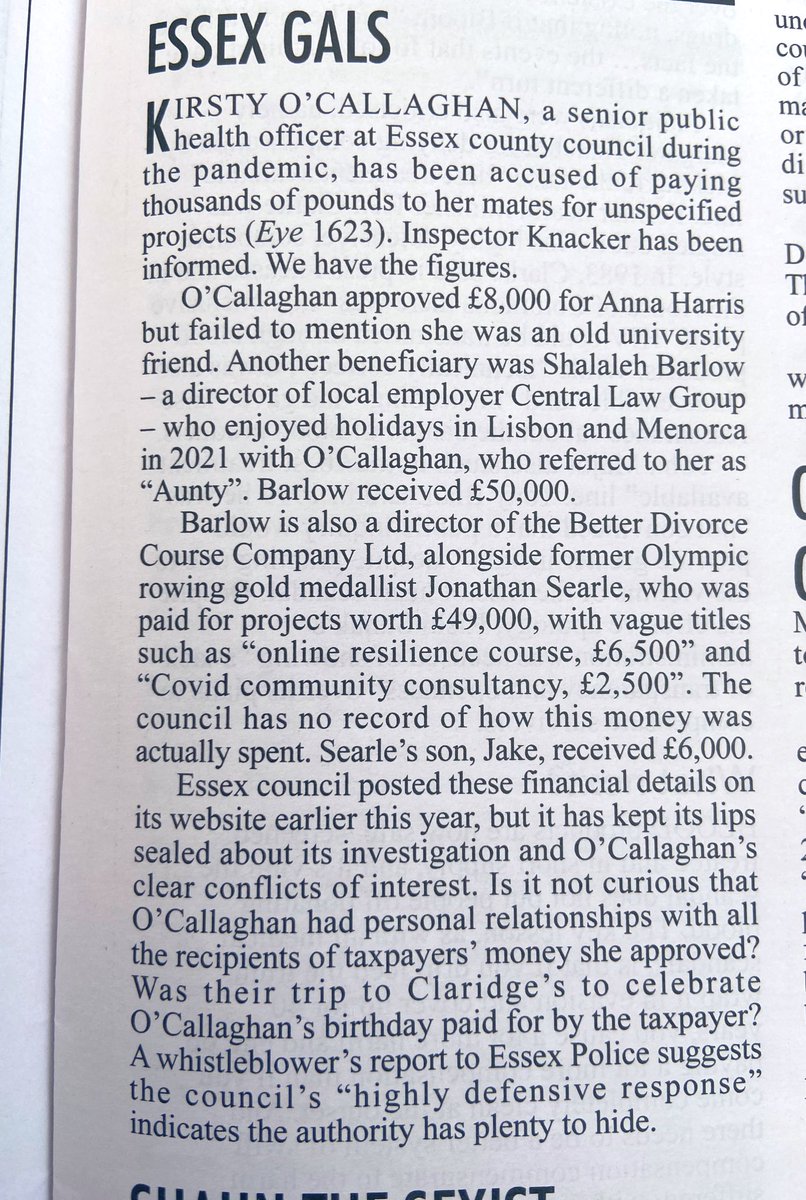 Well…fancy that… 

<a href="/Essex_CC/">Essex County Council</a> <a href="/EssexIsUnited/">Essex Is United</a> <a href="/UnitedInKind/">United In Kind</a>