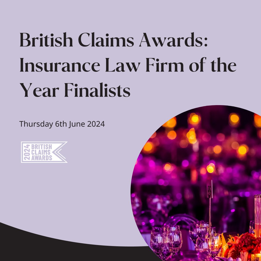 ForbesSolicitor's tweet image. Our team is incredibly proud to be shortlisted for Insurance Law Firm of the Year at the prestigious 2024 British Claims Awards happening tonight! 

Wishing the best of luck to all the finalists tonight!  

#BCAwards #InsuranceLaw #Shortlisted @ClaimsMedia
