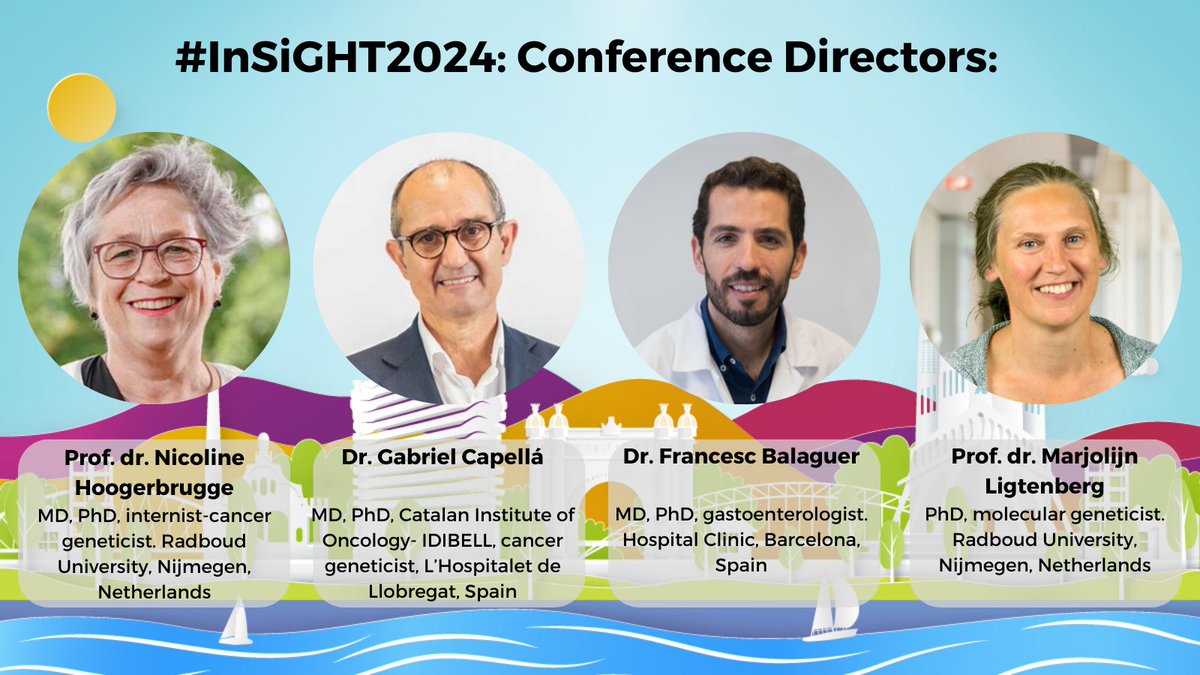 InSiGHT (@insightmeeting) on Twitter photo Gabriel Capellà, <a href="/NicolineHoogerb/">NicolineHoogerbrugge</a>, <a href="/frankbalaguer/">Francesc Balaguer</a> and Marjolijn Ligtenberg, directors of #InSiGHT2024, have been working hard to put together a vibrant program 🌟
They've secured top experts to address hot topics in Fundamental, Translational and Clinical Science 🧬🩺 Gabriel Capellà, <a href="/NicolineHoogerb/">NicolineHoogerbrugge</a>, <a href="/frankbalaguer/">Francesc Balaguer</a> and Marjolijn Ligtenberg, directors of #InSiGHT2024, have been working hard to put together a vibrant program 🌟
They've secured top experts to address hot topics in Fundamental, Translational and Clinical Science 🧬🩺