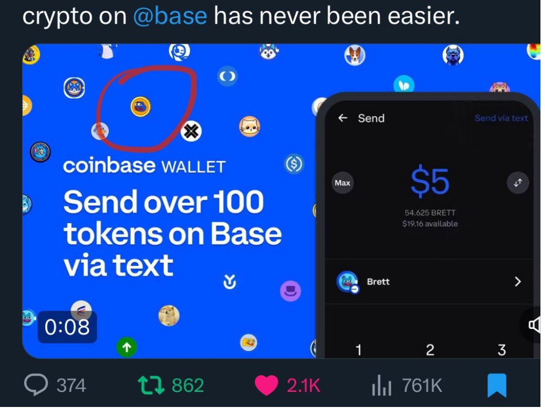 AzBr44469323's tweet photo. @BepeOnBASE @jessepollak @brian_armstrong @BepeOnBASE $BEPE front and center https://t.co/WstCeznadM