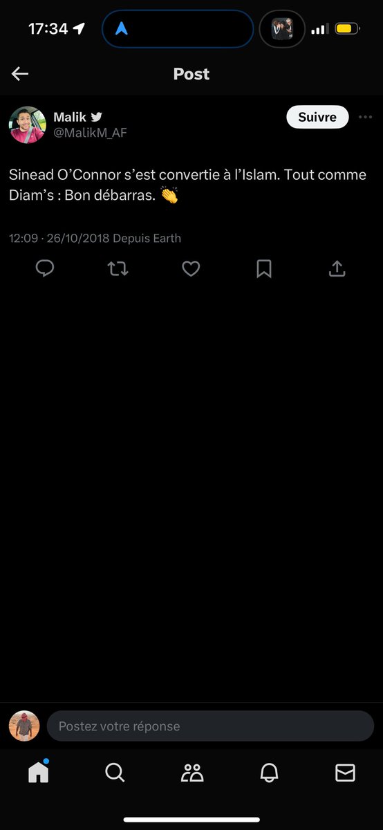 ilyescanor69's tweet photo. Le CM d’@ActuFoot_ est un islamophobe notoire qui recherche l’approbation de ses maitres comme un petit toutou
J’invite tous les musulmans à unfollow @ActuFoot

De toute manière @lnstantFoot vous mettent une vitesse https://t.co/b09xJFBqVL