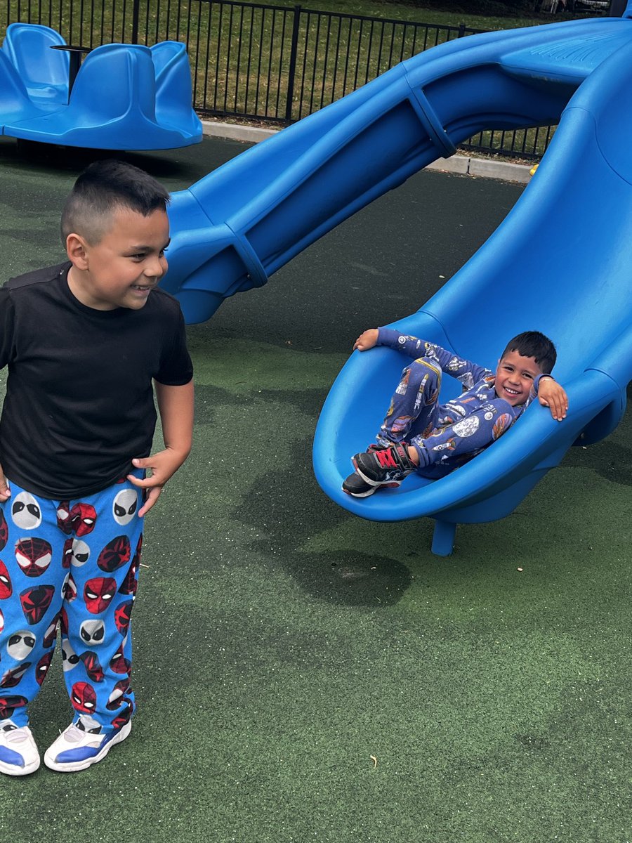 ABC COUNTDOWN LETTER P. Pajamas on the playground #believeinflc