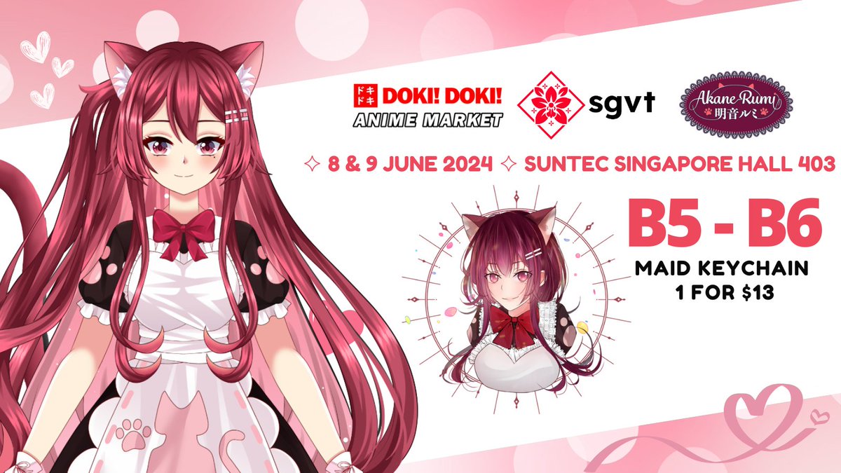 RumiRumiVT's tweet photo. Heya! My maid keychain is available at DDAM this weekend! Only a handful are available~ https://t.co/nrqwTostXQ