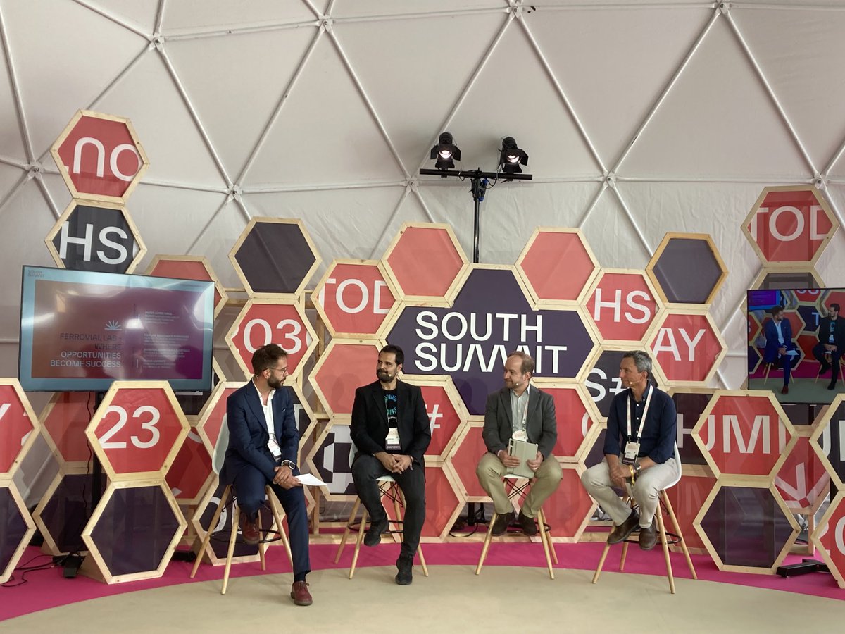 The Ferrovial Lab where opportunities become success panel has just kicked off with our colleagues ⁦<a href="/javierlsanz/">Javier López Sanz</a>⁩ and Carlos Menéndez ⁦<a href="/south_summit/">South Summit</a>⁩ #SouthSummit24