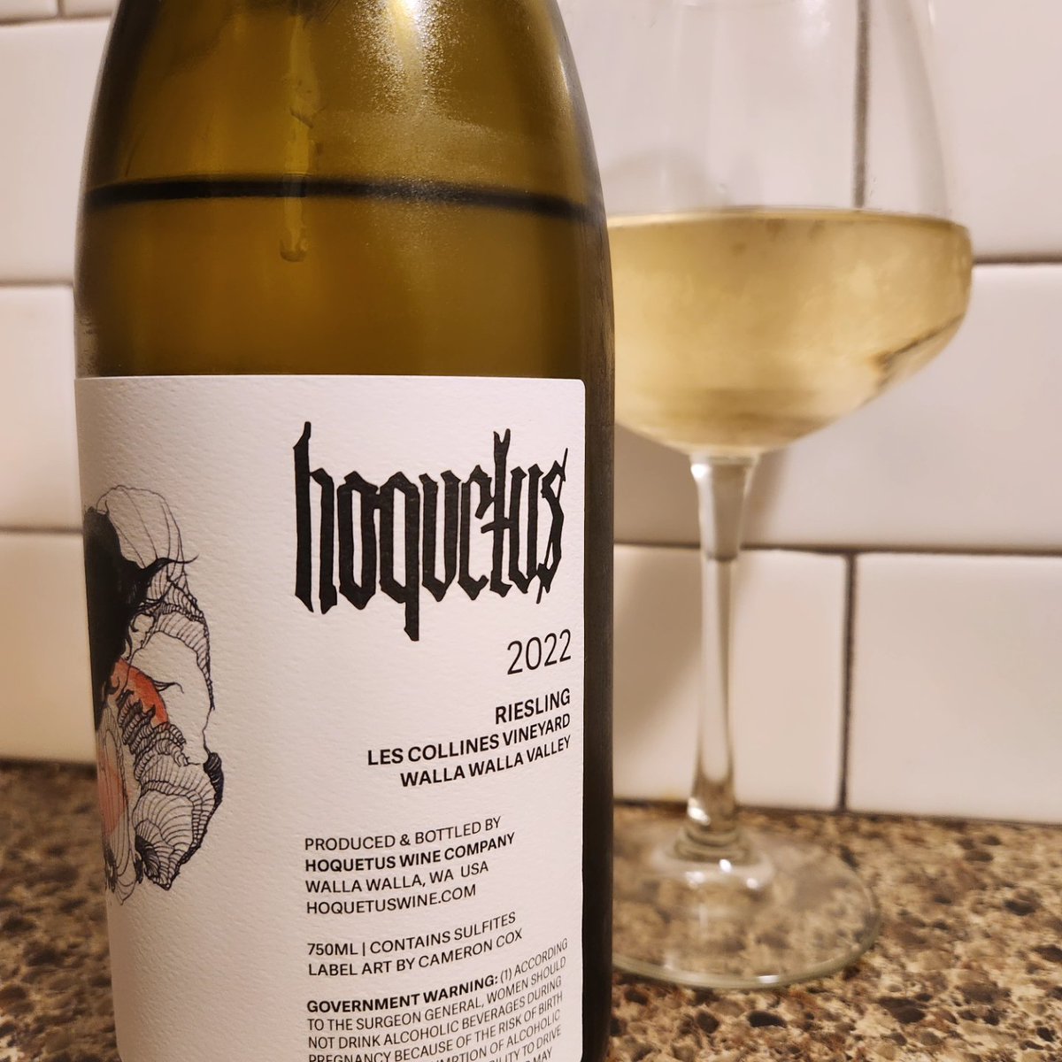 WeBringTheWine's tweet photo. One of the Riesling picks for this week's episode! Great intensity of aromas! Wanna learn more about this wine, give this week's episode a listen and check out this wineries website for other awesome and unique wines! Hoquetus Wine Company. 🥂🍾❤️🎙️ https://t.co/UkiVKWF70A