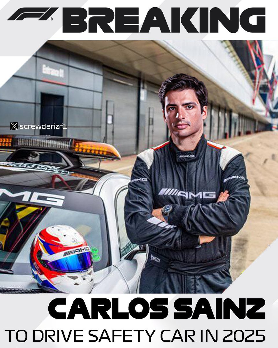 Welcome Carlos Sainz to Safety Car. ⛑️🚨

#CarlosSainz