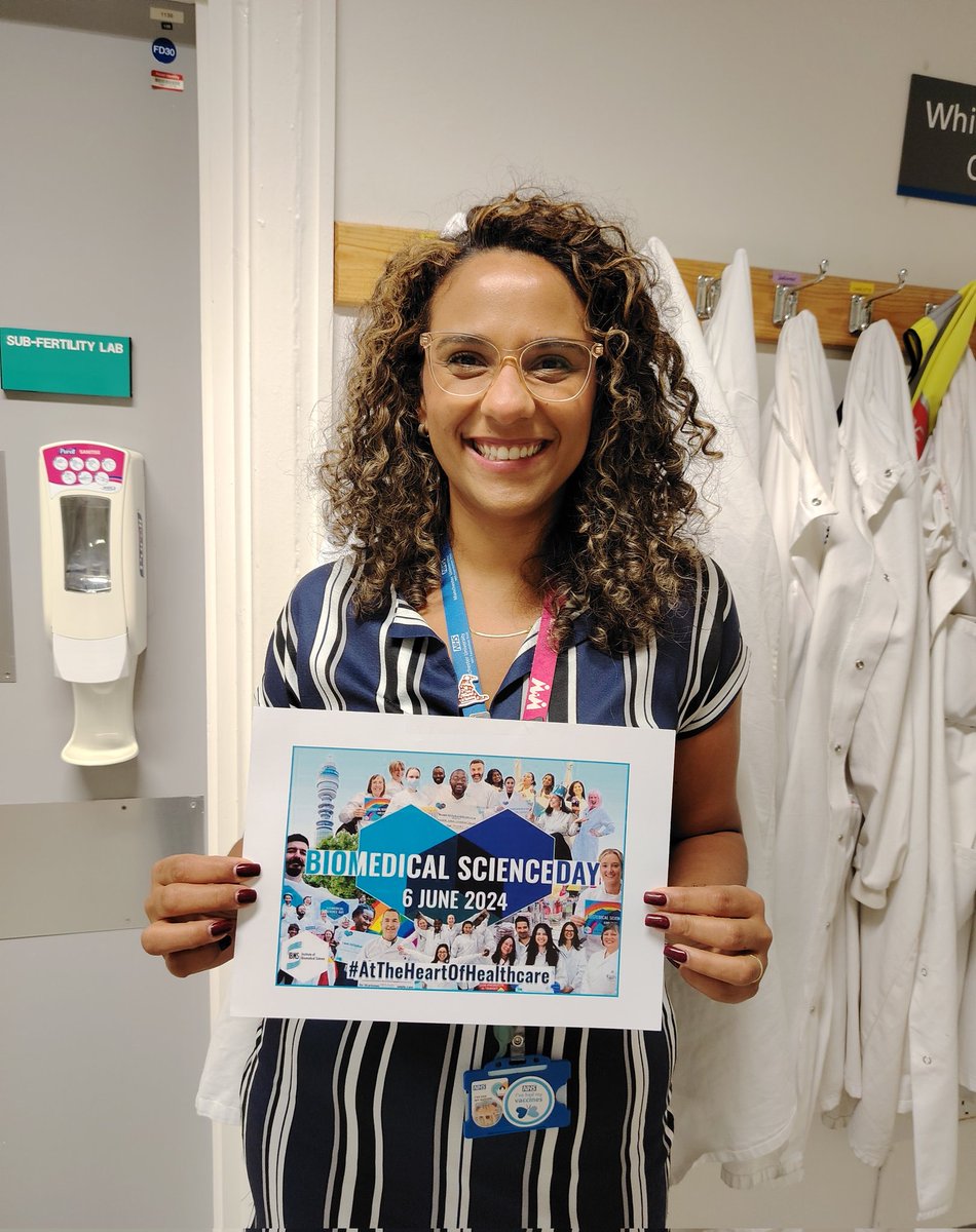 sbjlong's tweet photo. As part of the #BiomedicalScientist role, quality is key to ensure users can trust our results. Here we have our #QualityManager Delimar smiling for us! #BiomedicalScienceDay2024 #AtTheHeartofHealthcare https://t.co/vXyLkKBjZD