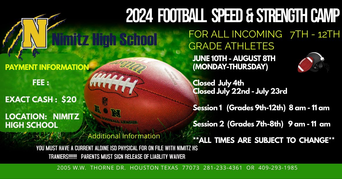 Cornelius Harmon, M.Ed (@coach_harmon) on Twitter photo <a href="/LewisMS_AISD/">Lewis Middle School</a> <a href="/WeAreJones/">Jones Athletics</a> <a href="/AldineMS_AISD/">Aldine Middle School</a>
You want to be a Winner? Let's go to work!! <a href="/LewisMS_AISD/">Lewis Middle School</a> <a href="/WeAreJones/">Jones Athletics</a> <a href="/AldineMS_AISD/">Aldine Middle School</a>
You want to be a Winner? Let's go to work!!