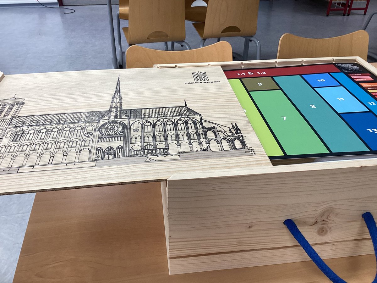 CdiVallergues's tweet photo. #RebatirNotreDame de Paris avec cette mallette pédagogique. 13 activités : frise chronologique de la construction, découvrir l’architecture, les matériaux les métiers. Aujourd’hui frise  🧑🏼‍🎓👨🏾‍🎓👩🏼‍🎓👩🏾‍🎓beaucoup de réflexion de 🤣🤣 avec  📅 🤦🏻‍♀️🤦🏻‍♀️. https://t.co/S7M13Z9atV 🙏🏼@IsaFBecker https://t.co/Fava3rz6Ys