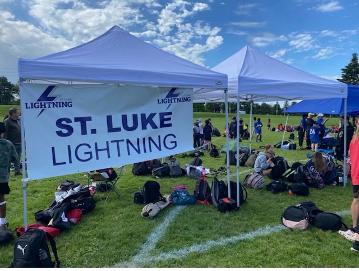 Cross Country Meet!  Thank you to our CSAC Committee for our beautiful canopies and signage!