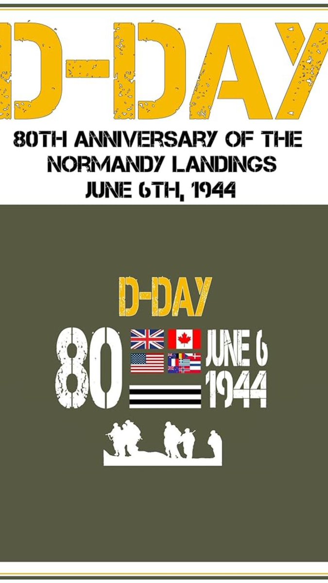 Huge respect to all that took part in and were injured or killed 80 years ago today.

A different generation made in different times.

we sometimes think we have it bad today but we don’t have overt aggression just a few miles away from our shores every day.

#DDayLive #DDay